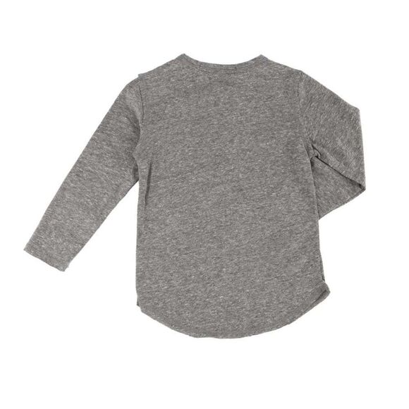 Miki and Miette Heather Gray Kids Long Sleeve Tee 12 M - Picture 2 of 8